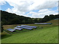 SO7678 : Solar panels at Trimpley Reservoir by Mat Fascione