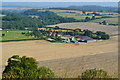 View over South Farm from Ansty Down