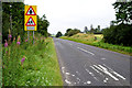 School ahead sign, Drumlish