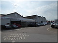 Car park and accident repair centre in Lenton, Nottingham