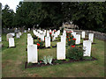 Military graves in Black Bourton churchyard