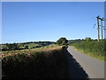 Road towards Upper Cwm and White Castle