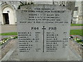 TM2863 : Framlingham War Memorial by Adrian S Pye