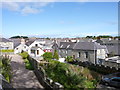 Looking towards Morgan Street from Castle Green, Cardigan