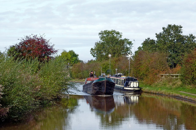 Shropshire Union Canal near Burford in Cheshire