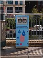 Kings Cross : hand sanitizer, Granary Square