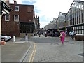 SJ8990 : Stockport Market Place by Gerald England