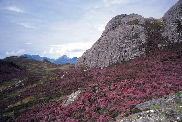 The south side of An Sgùrr ridge, Isle of Eigg