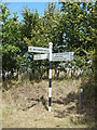 Signpost on Norwich Road