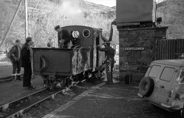 'Prince' is watered at Tan y Bwlch (2)
