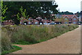 SZ0698 : View toward new houses at Holmwood Park by David Martin