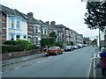 A change of style in a terrace, Polsloe Road, Exeter