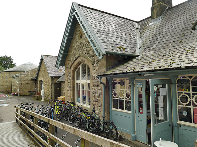 Cafe And Cycle Shop On The Former Hawes © Stephen Craven :: Geograph 