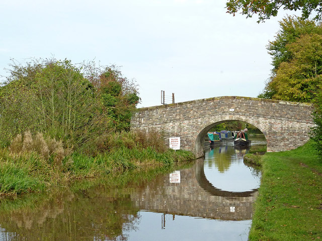 Butcher's Bridge south of Burland in... © Roger Kidd cc-by-sa/2.0 ...