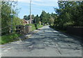 A525 Woore Road leaving Audlem