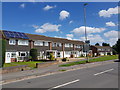 Modern Houses on Barton Road, Tewkesbury