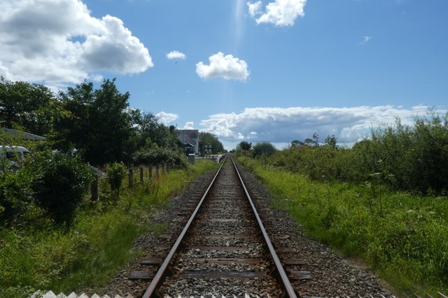 Railway near Talsarnau station