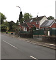 Rooftop solar panels, Maryport Street, Usk