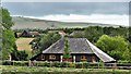 House near the bottom of Windmill Lane - and view to the Downs