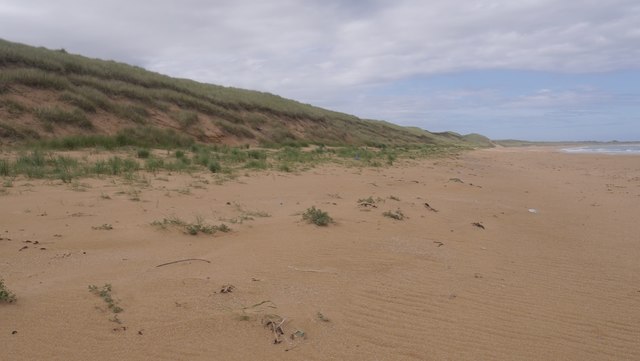 Dune formation by the St Fergus gas... © Richard Webb cc-by-sa/2.0 ...