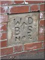 NZ5333 : Old Boundary Marker by the Heugh Battery, The Headland, Hartlepool by Milestone Society
