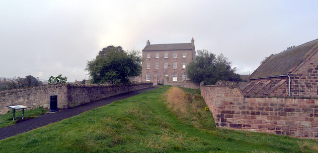 House seen from the town wall, Berwick