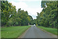 Bend on road towards Evenley and Brackley