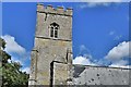 TM0179 : Blo' Norton, St. Andrew's Church: The tower clearly showing where it was heightened in c15th by Michael Garlick
