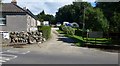 Entrance to Bridgend Cottages and camp site