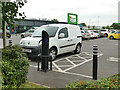 Electric charging point outside ASDA in Beeston