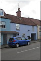 Shades of blue, Castle Street, Thornbury