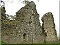 NY7802 : Pendragon Castle, west side by Stephen Craven