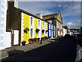 Sunlit houses in Aberaeron