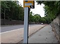 SE2436 : Speed Camera and Milestone on Abbey Road, Hawksworth, Leeds by Rich Tea