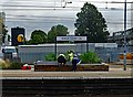 Welwyn Garden City : station gardeners