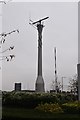 TQ0776 : Radar mast by N Chadwick