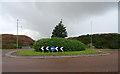 Roundabout on the A90 near Ellon Park & Ride