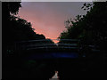 SE2634 : Reddening sky over the canal by Stephen Craven