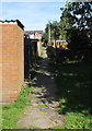 Path from the NW side of Goldwire Lane, Monmouth