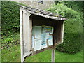 Information board at Aylton Church