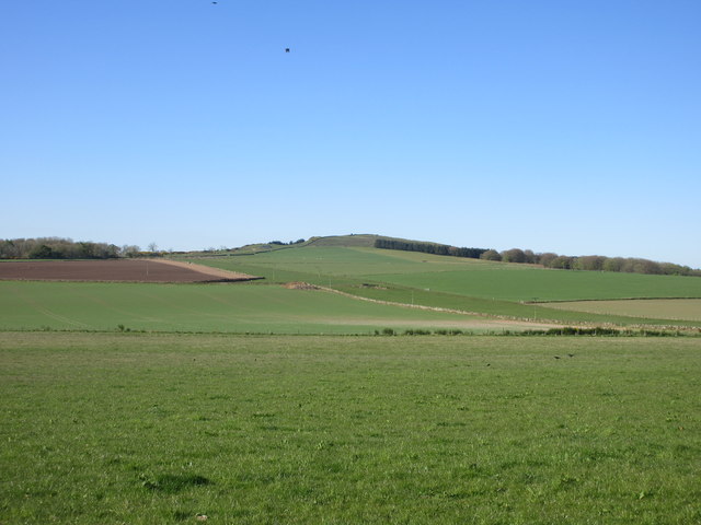 Fields at the foot of Turin Hill
