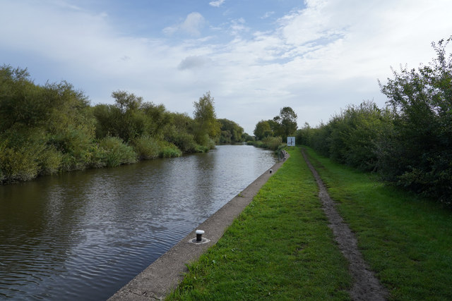 The canal is wider here