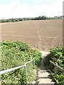 A ploughed up footpath, Faversham