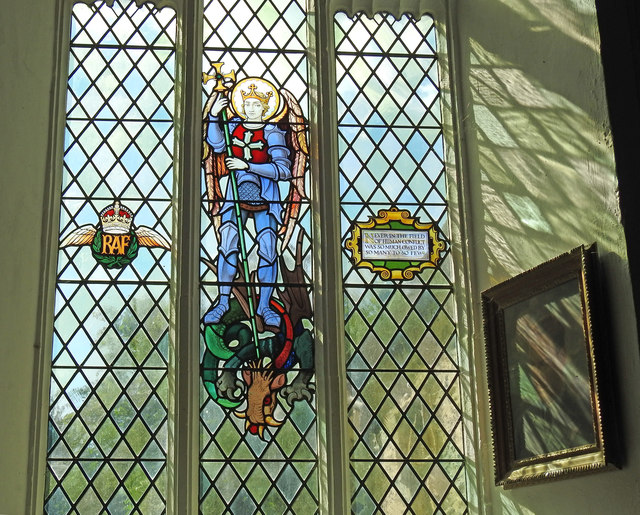 Memorial window at Saxlingham Nethergate