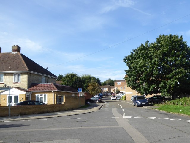 Junction of Gainsborough Road and Hoppner Road