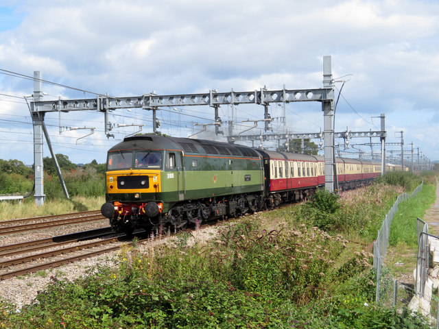 Railtour at Green Lane © Gareth James :: Geograph Britain and Ireland