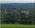 Hagley Hall viewed from Wychbury Hill