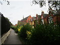 Raised footpath, Monks Road, Lincoln