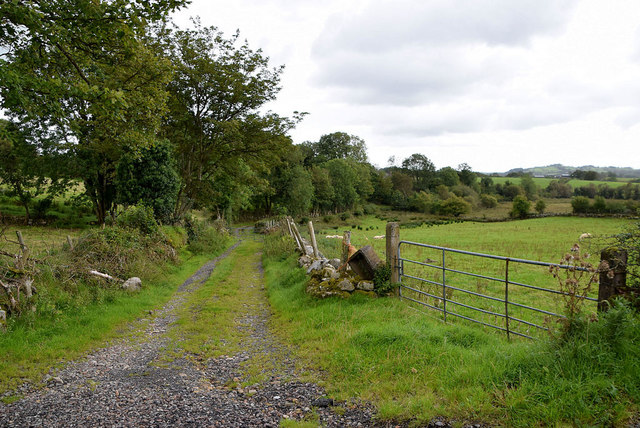 Rough lane, Bomackatall Upper © Kenneth Allen :: Geograph Britain and ...