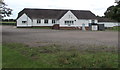 West side of Llanarth Village Hall, Monmouthshire